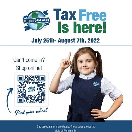 Tax free uniform purchase